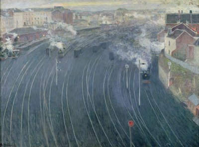 Luxembourg Station, Brussels by Henri Ottmann